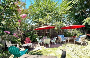 Patio Backyard in July