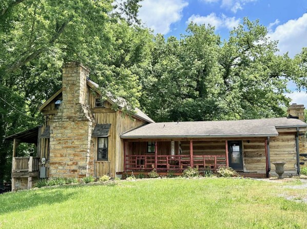 front of cabin
