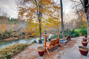 Riverfront | Private Hot Tub | Deck