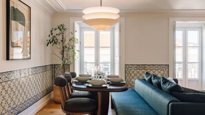 A luxury dining area with high quality furniture, emerged in natural light.
#design #comfort #portugal #pt #lisbon