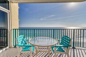 Beach and Gulf Front views.  Enjoy morning coffee or sunset cocktails! 