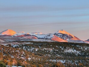 Sunset on La Sal Mountains