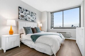 Jersey City 2 Bedroom River View Bedroom