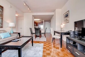 Jersey City 1 Bedroom Living Room