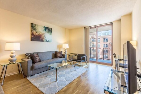 Hoboken 1 Bedroom Living Room