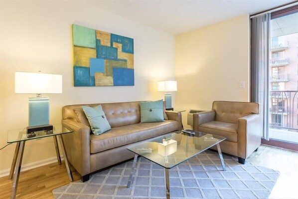 Hoboken 1 Bedroom Living Room