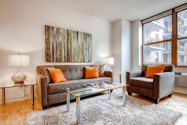 Hoboken 1 Bedroom Living Room
