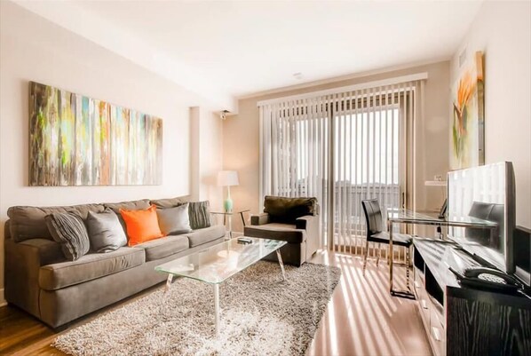 South Arlington Arlington 1 Bedroom Living Room