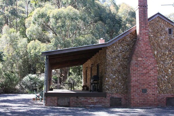 Cottage facing north.