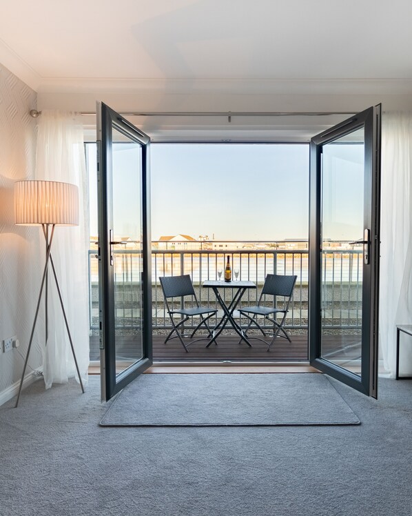 Balcony Overlooking the River ness