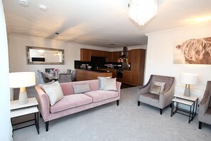 Lounge, Dining area and Kitchen - Ground Floor Apartment