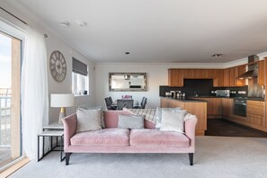 Lounge, Dining area and Kitchen - Ground Floor Apartment (1)