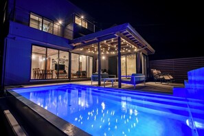Pool at night