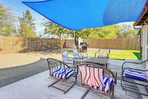 Outdoor Space | Single-Story Home | Gas Grill