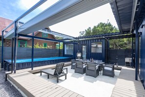 Courtyard BBQ area