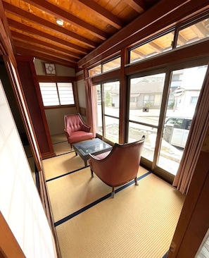 Wide veranda