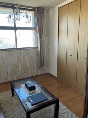 There is a futon in the closet.
