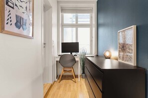 Bring your home office or get some work done while you travel. Monitor is included!