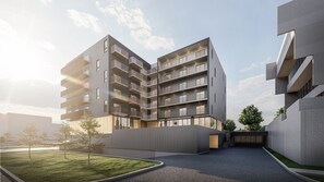 Voorkant van accommodatie