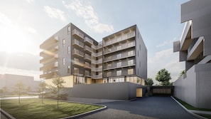 Voorkant van accommodatie