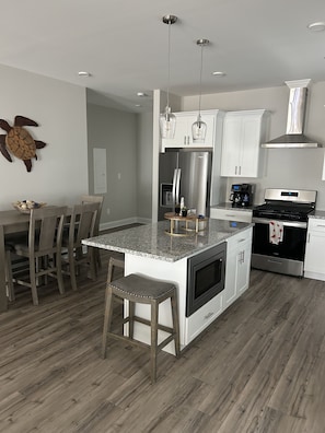 Fully stocked kitchen