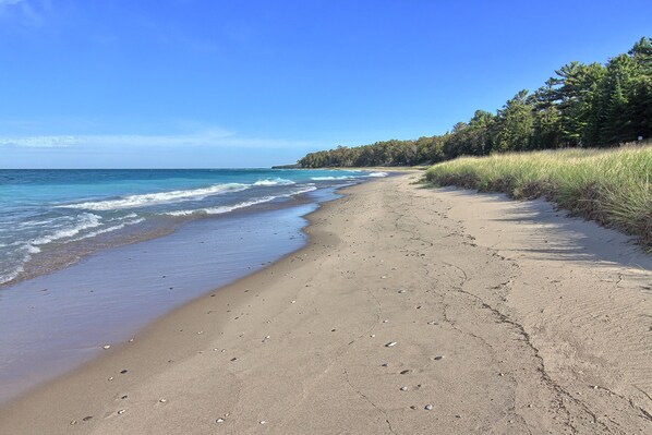 Our beautiful endless Lake Michigan beach