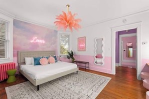 bedroom with King bed unit C