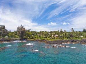 Carlsmith Beach park next door
Mauna Loa Shores #508
