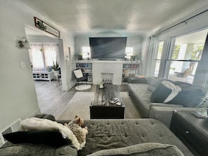 living room (pup not included, but yours is welcome!)