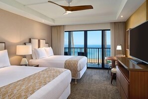 2 Queen beds