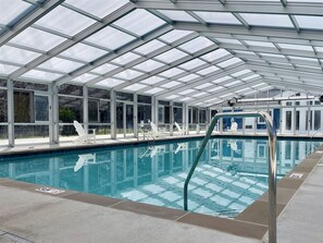 Experience Harbor Club`s New Enclosed, Year-Round Heated Pool & Hot Tub