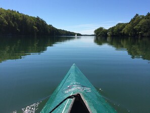 Kayaking on the cove