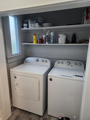 Washer and dryer