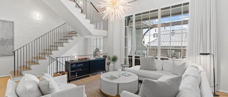 This Breathtaking Residence is part of Rosemary Beach's newest Condo Building. Located on S Barrett Square next to The Town Hall, Rosemary Bespoke is a Masterpiece of Fine Finishes, Harmonizing to Provide an Incredible vacation experience