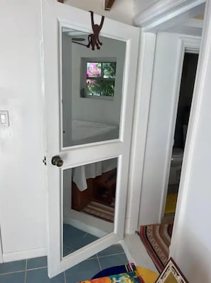 Door that leads to your cozy bedroom and bathroom, feel the joy!