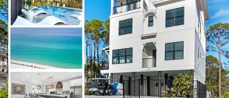 Driftwood: 17-guest beach paradise on 30A, private heated pool, & more!