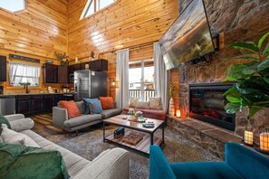 Electric Fireplace in living room