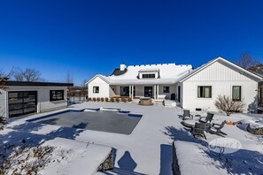 Pool, Patio, Fire Table &amp; Seating