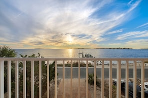 View from the covered deck facing West for sunsets