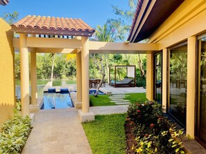 Gateway to the villa compound