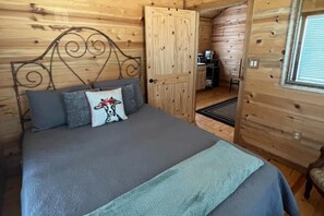 Comfortable queen size bed