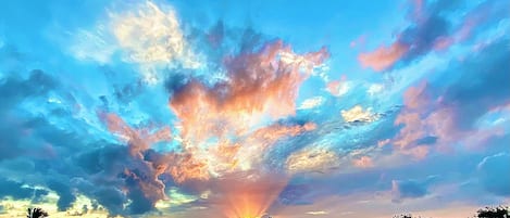 Sunset on the lanai