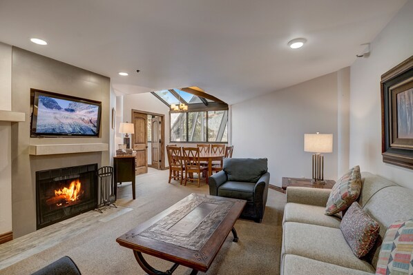 Living Area with Sleeper Sofa