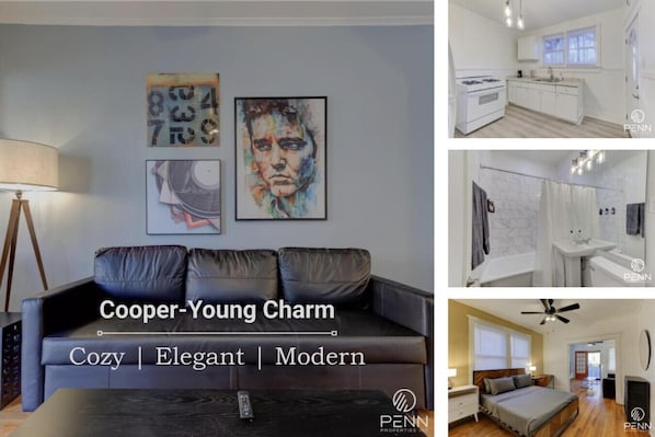 Experience the charm of the Cooper-Young neighborhood in this stylish, cozy apartment.