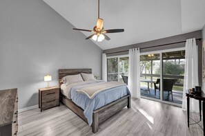 Primary bedroom with a view