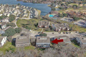 Right across the street from Lake Conroe