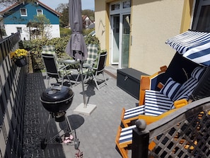 Ferienhaus Schmittchen - Terrasse -