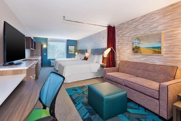 Comfortable Unit with 2 Queen size beds