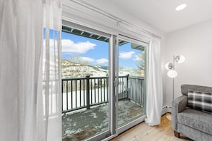 Private balcony.