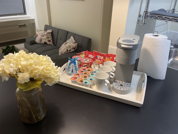 Kaffe och/eller kaffebryggare